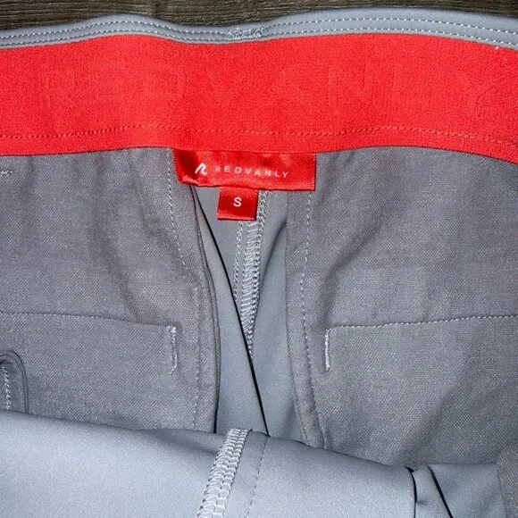 Redvanly Kent Trouser Pants Mens Golf Small Pull On Gray Stretch Athleisure - Picture 7 of 9